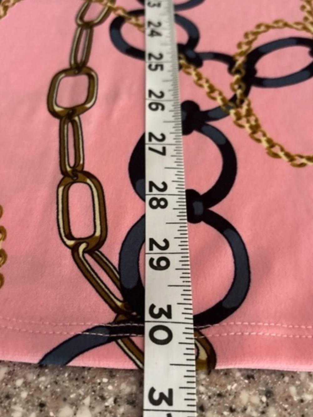 JM Collection Pink Chain-Print V-Neck Tunic - Picture 10 of 10
